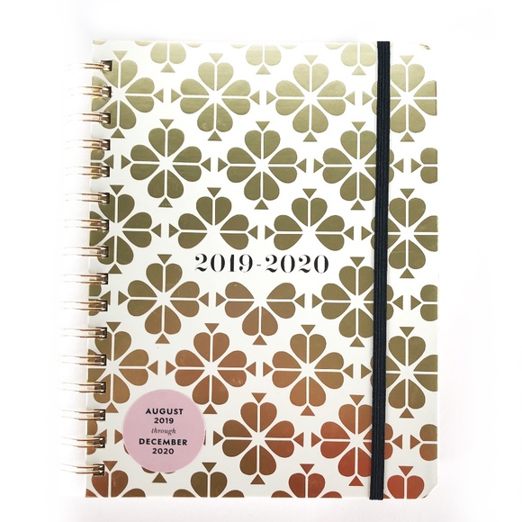 Kate Spade Gold Day Planner Agenda Organizer 2020 - Picture 1 of 3